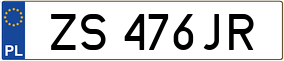 Truck License Plate